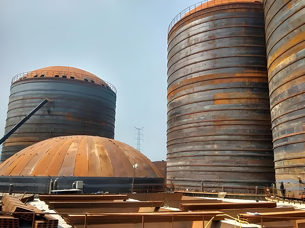 西区焦粉钢板仓